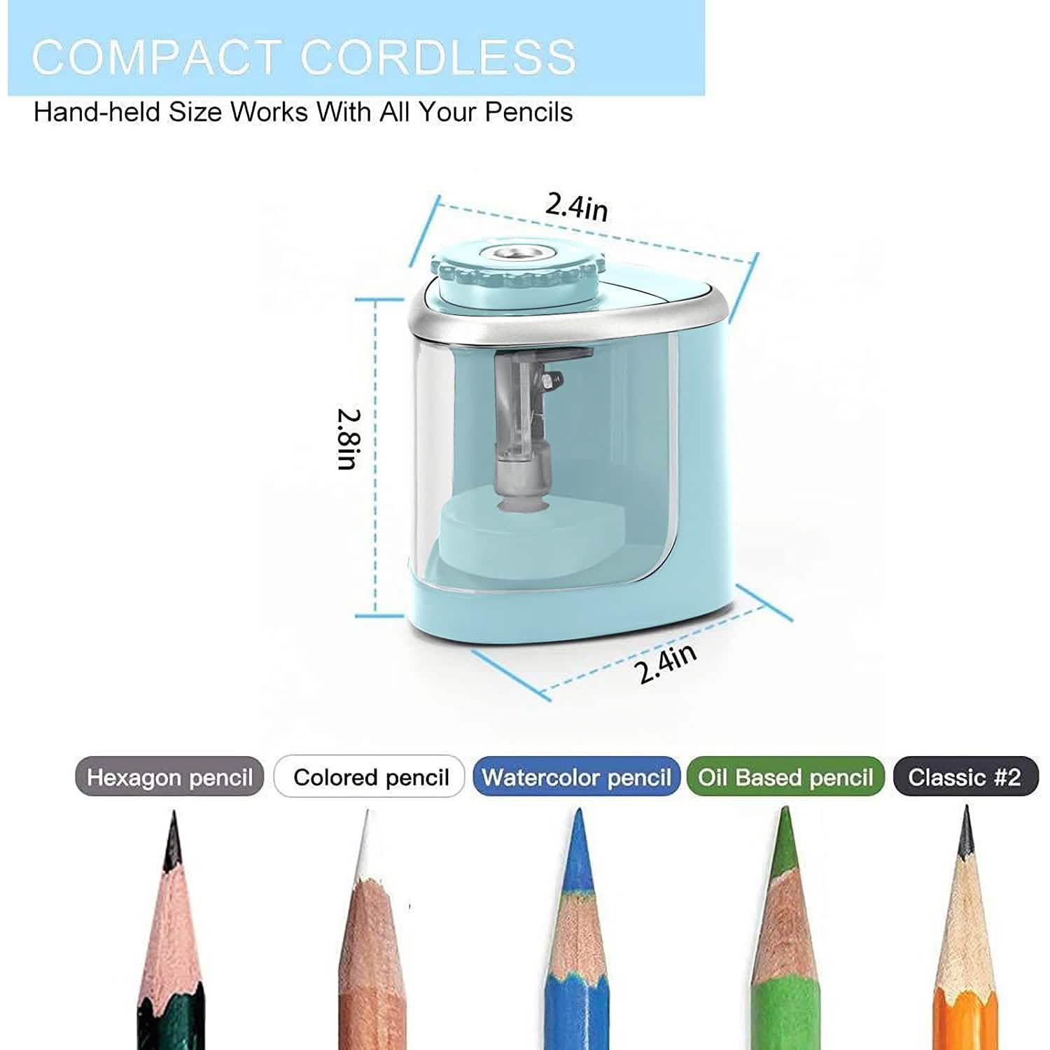 Portable Electric Pencil Sharpeners by DailySale