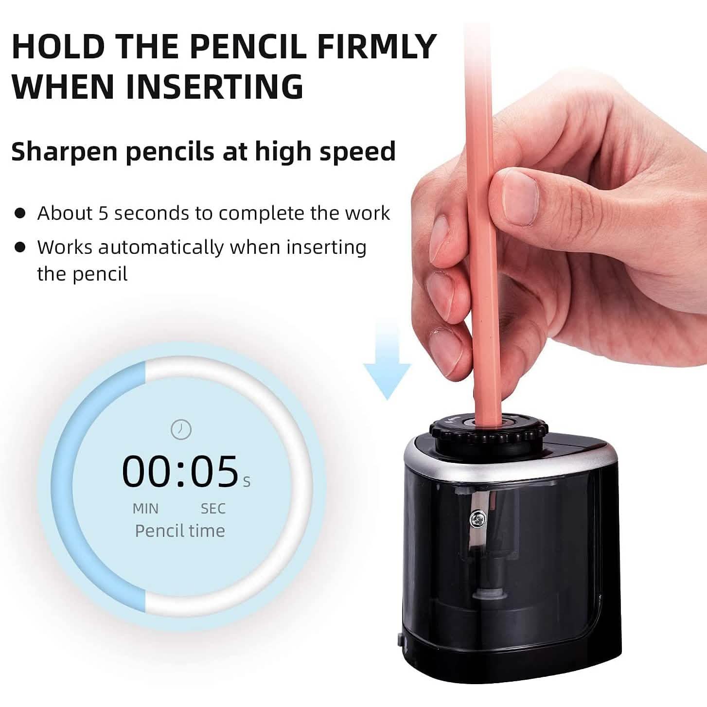 Portable Electric Pencil Sharpeners by DailySale
