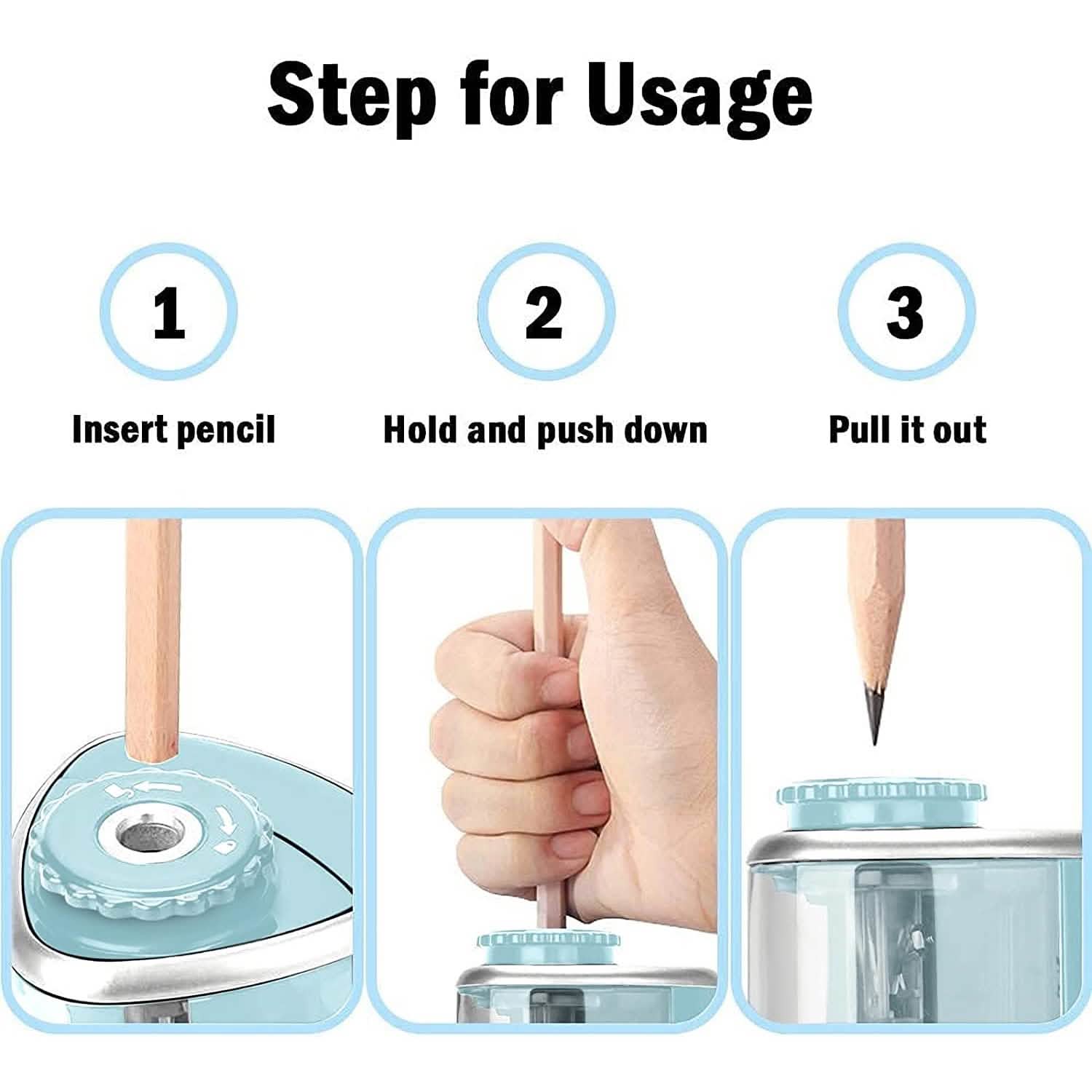 Portable Electric Pencil Sharpeners by DailySale