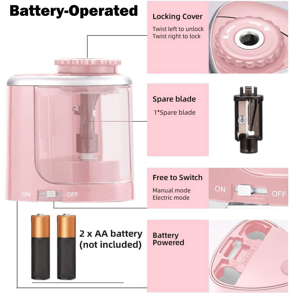 Portable Electric Pencil Sharpeners by DailySale