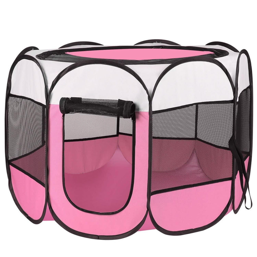 Portable Foldable Pet Playpen For Dogs Cats Other Pets by DailySale