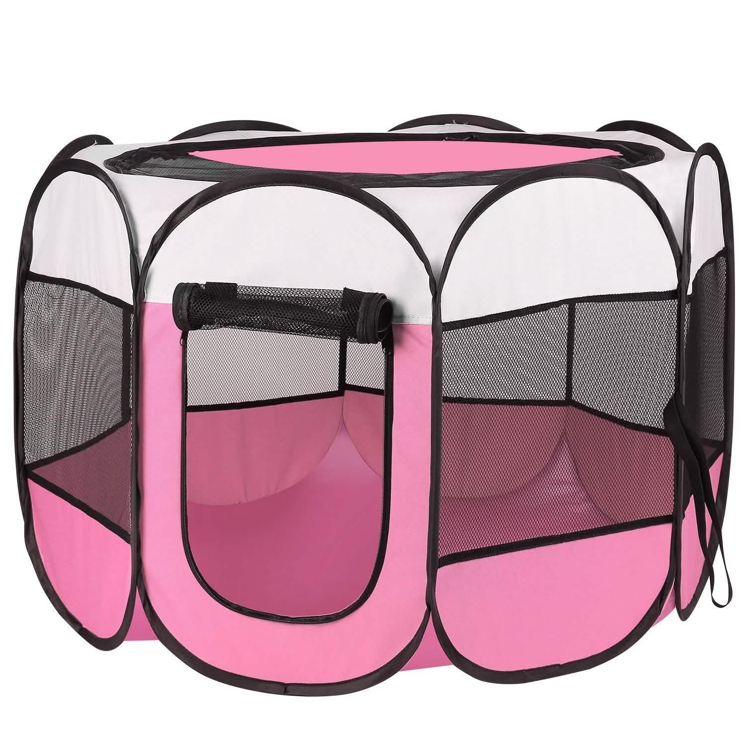 Portable Foldable Pet Playpen For Dogs Cats Other Pets by DailySale