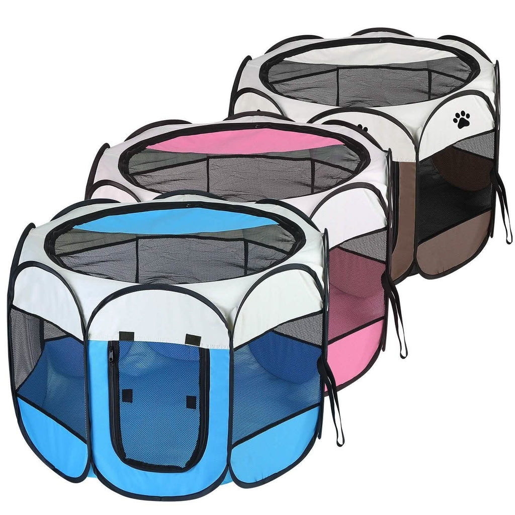 Portable Foldable Pet Playpen For Dogs Cats Other Pets by DailySale