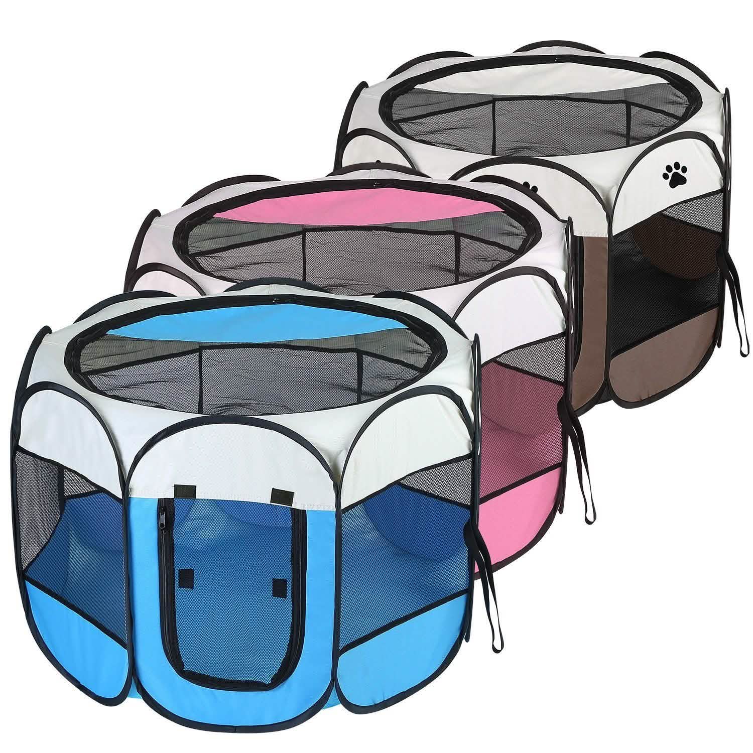 Portable Foldable Pet Playpen For Dogs Cats Other Pets by DailySale