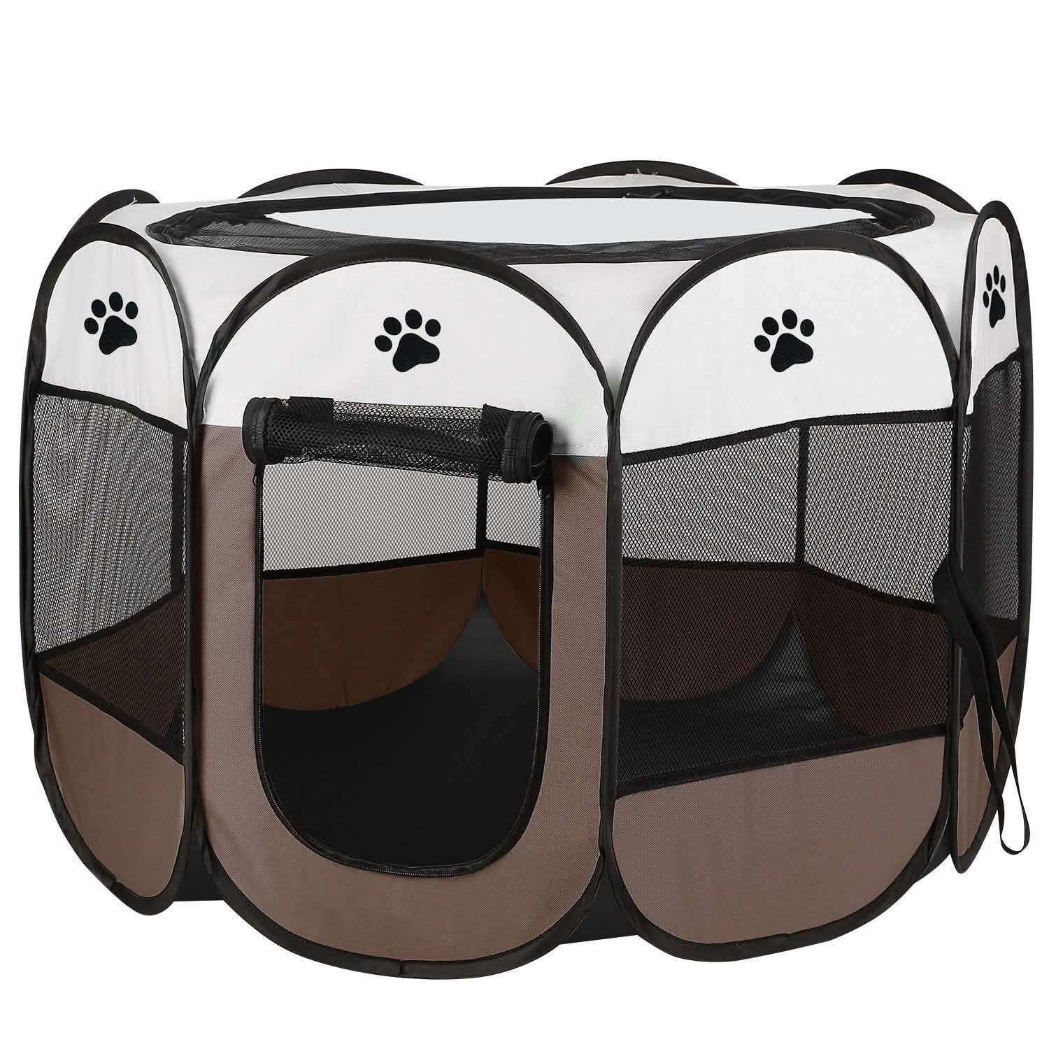 Portable Foldable Pet Playpen For Dogs Cats Other Pets by DailySale