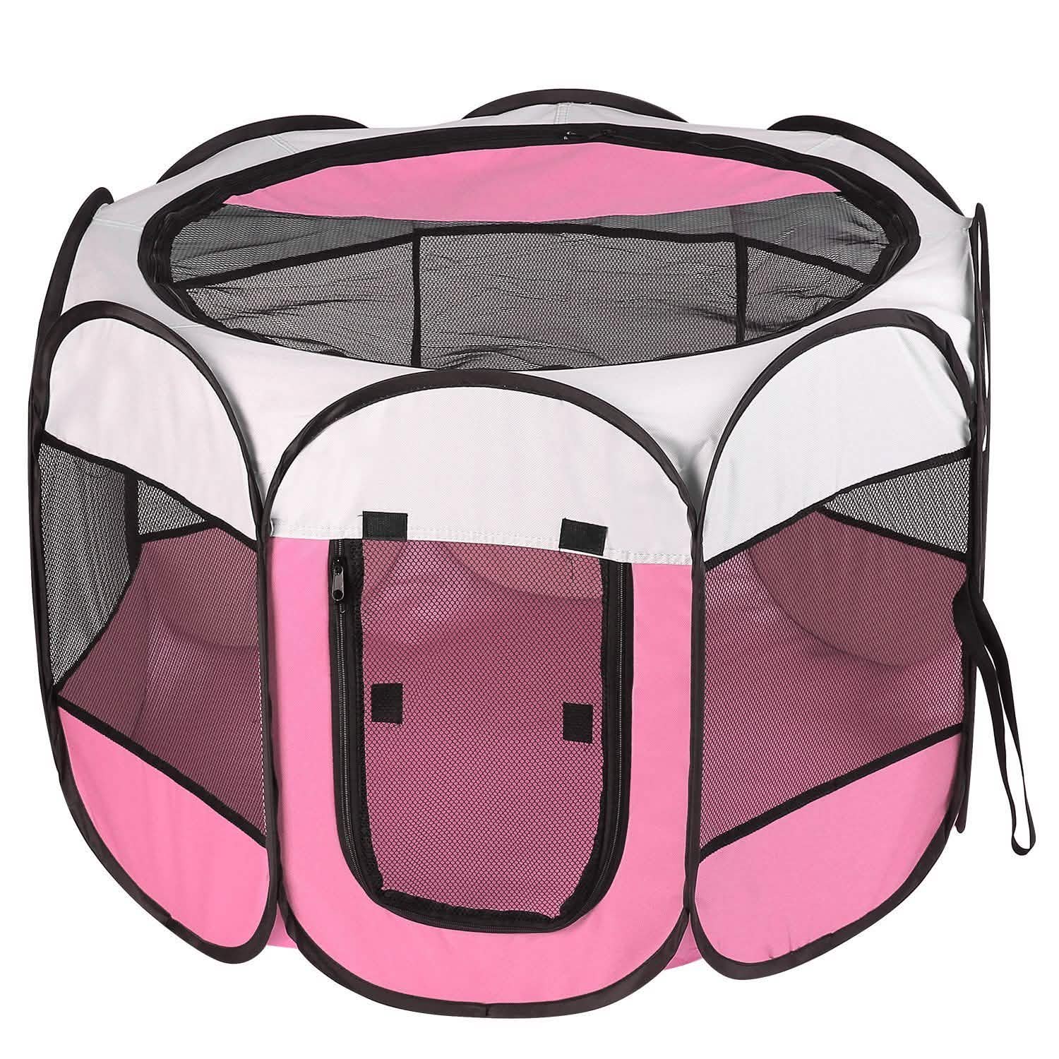 Portable Foldable Pet Playpen For Dogs Cats Other Pets by DailySale