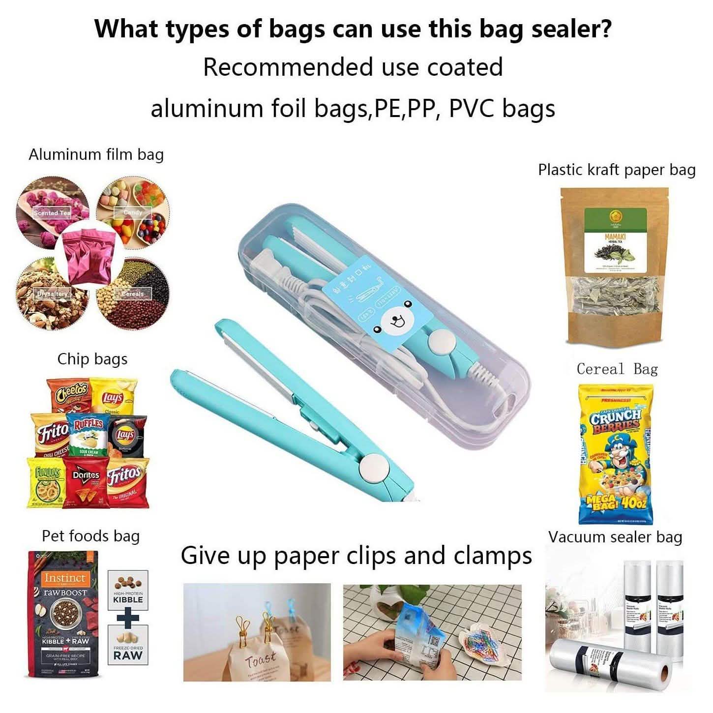 Portable Food Sealer Mini Sealing Machine by DailySale