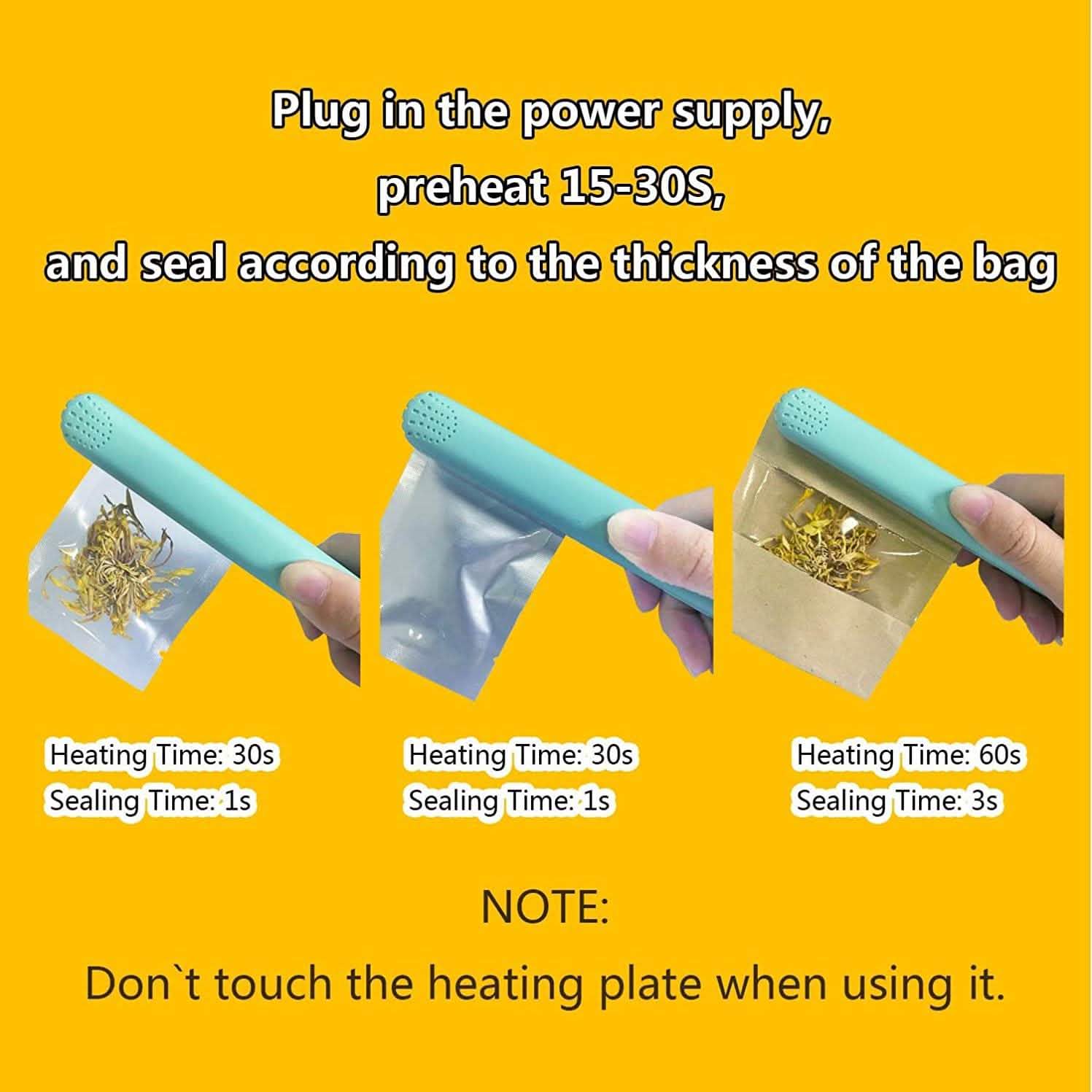Portable Food Sealer Mini Sealing Machine by DailySale