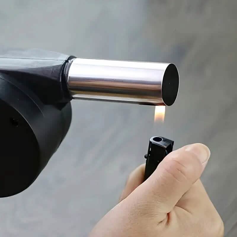 Portable Hand-Operated Blower for BBQ, Camping, and Fire Making by DailySale