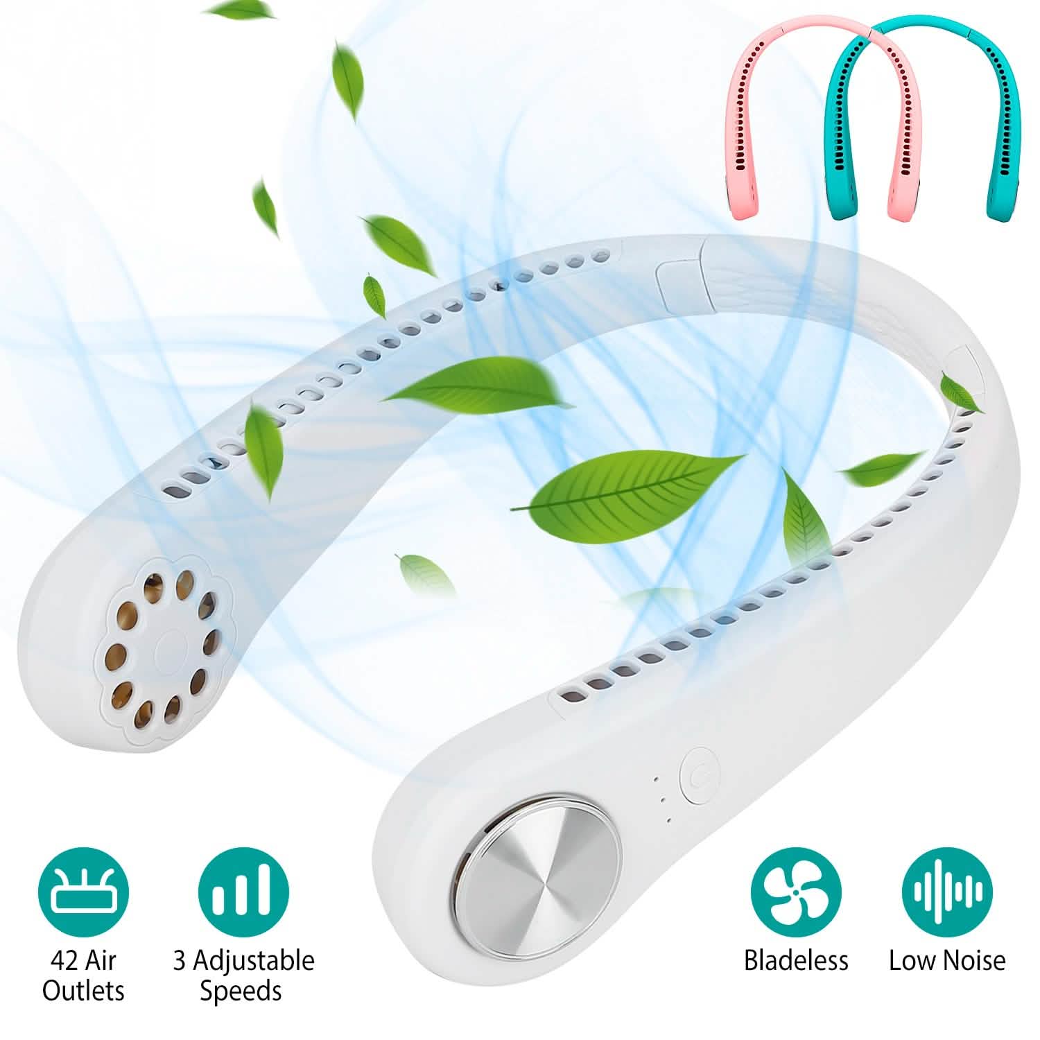 Portable Hanging Neck Personal Mini Fan by DailySale