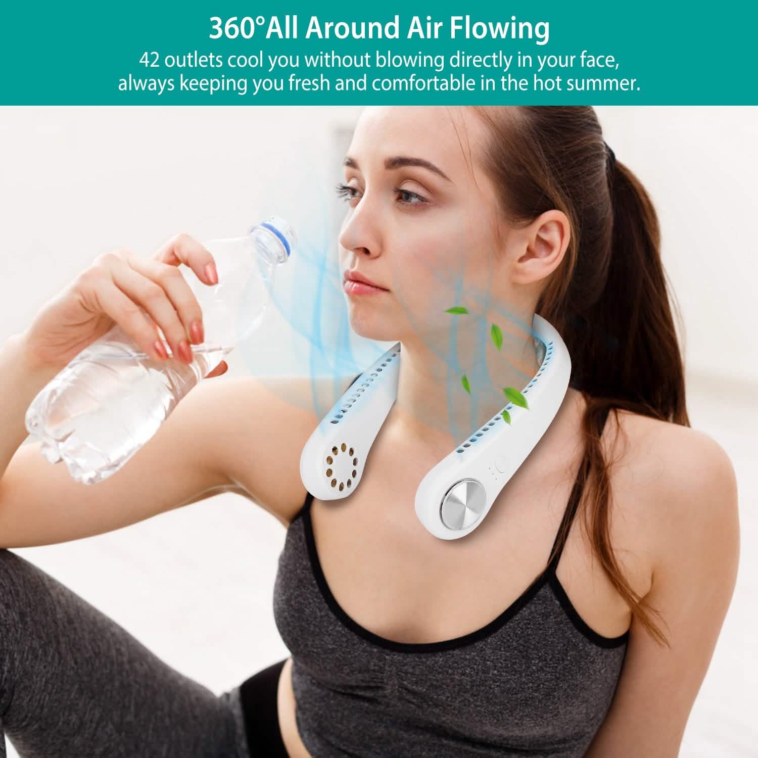 Portable Hanging Neck Personal Mini Fan by DailySale