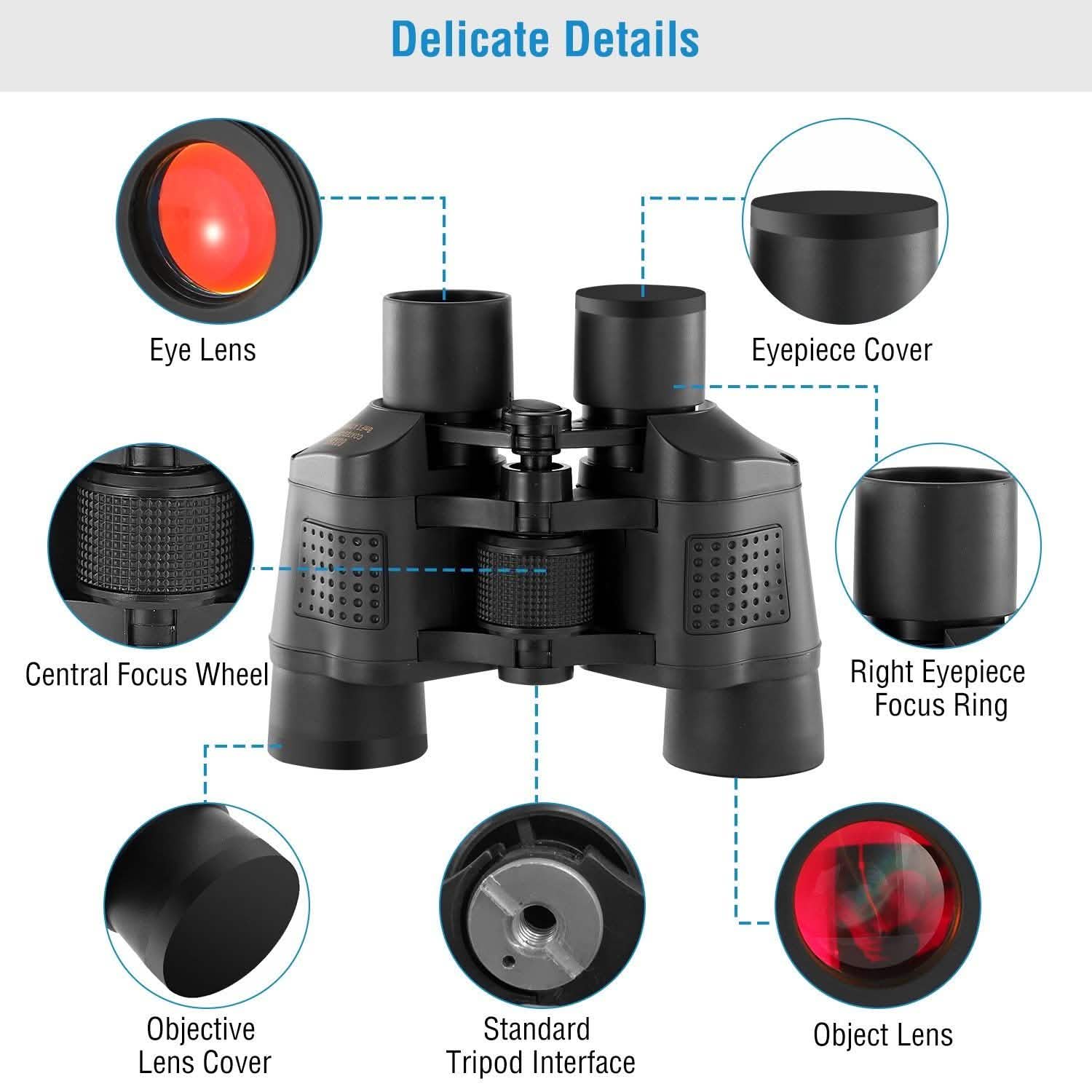 Portable HD Binoculars with Shoulder Strap Bag by DailySale