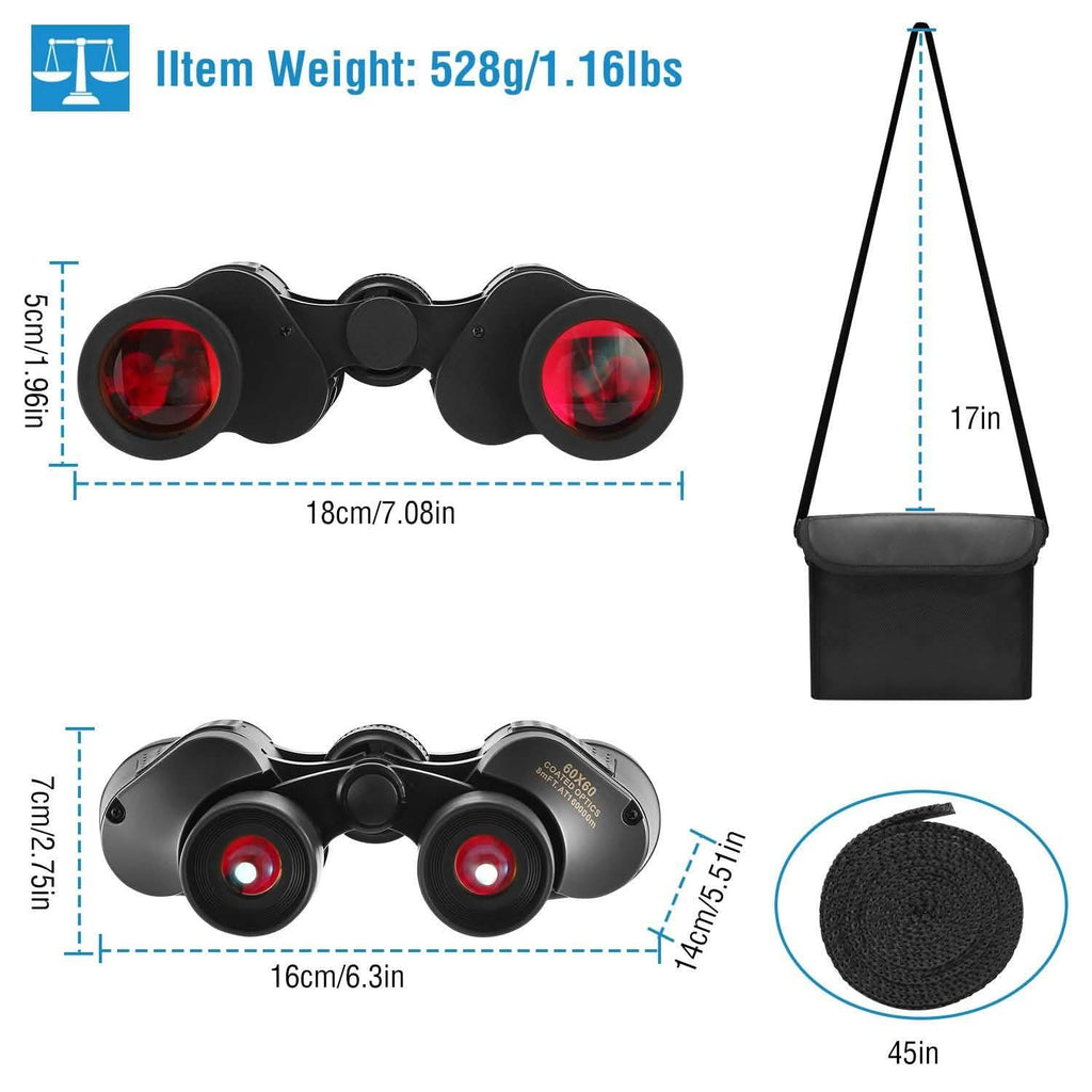 Portable HD Binoculars with Shoulder Strap Bag by DailySale