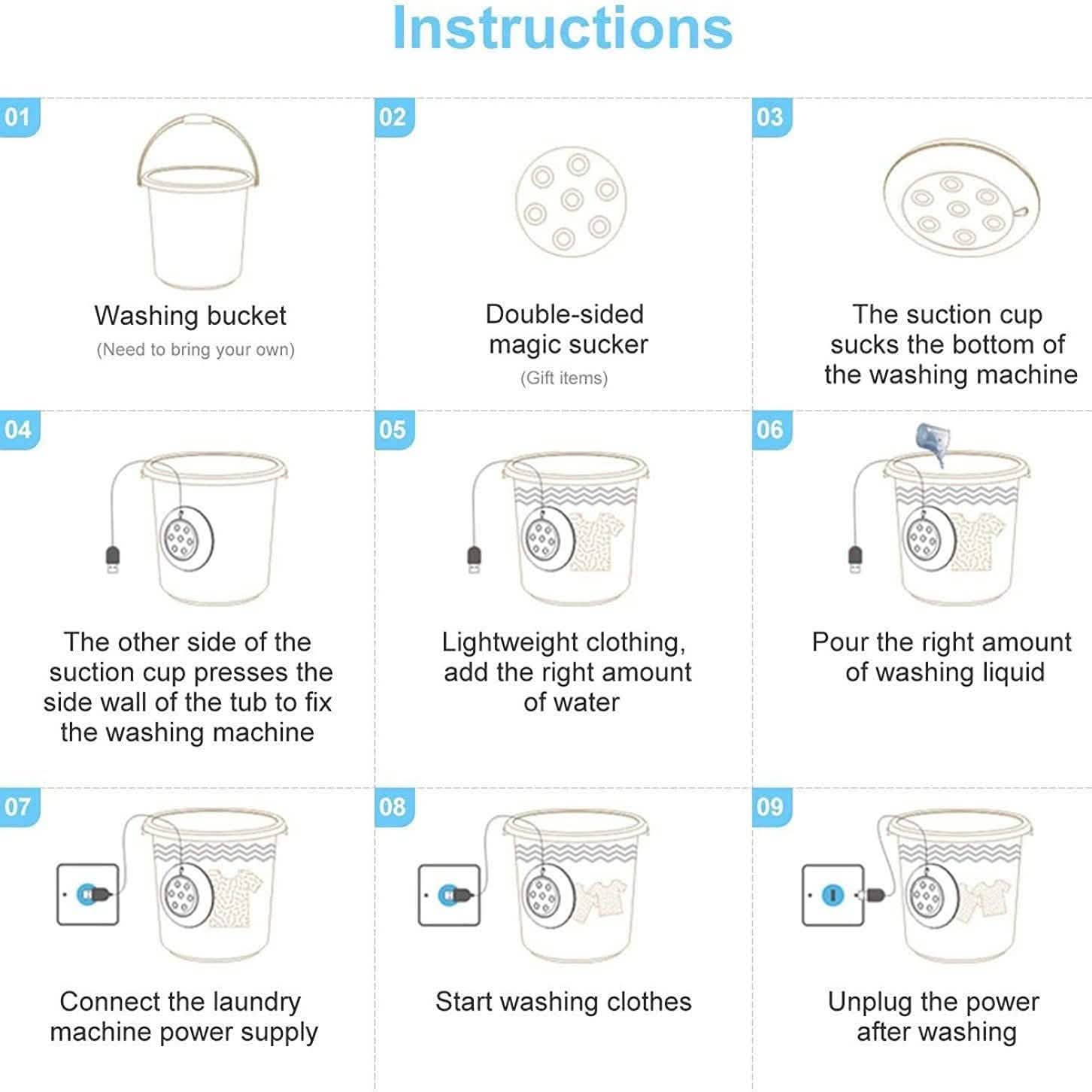 Portable Mini Washing Machine by DailySale