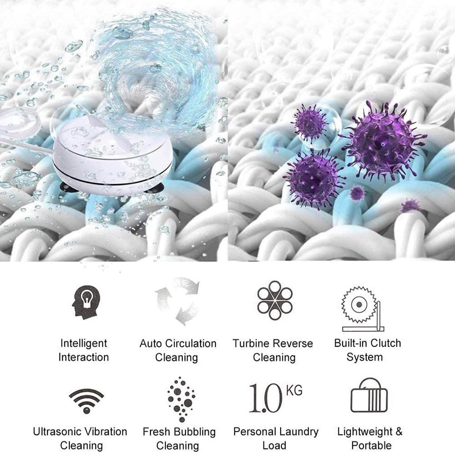 Portable Mini Washing Machine by DailySale