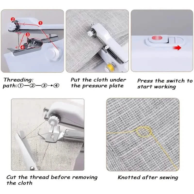 Portable Sewing Machine Quick Handheld Stitch Tool by DailySale