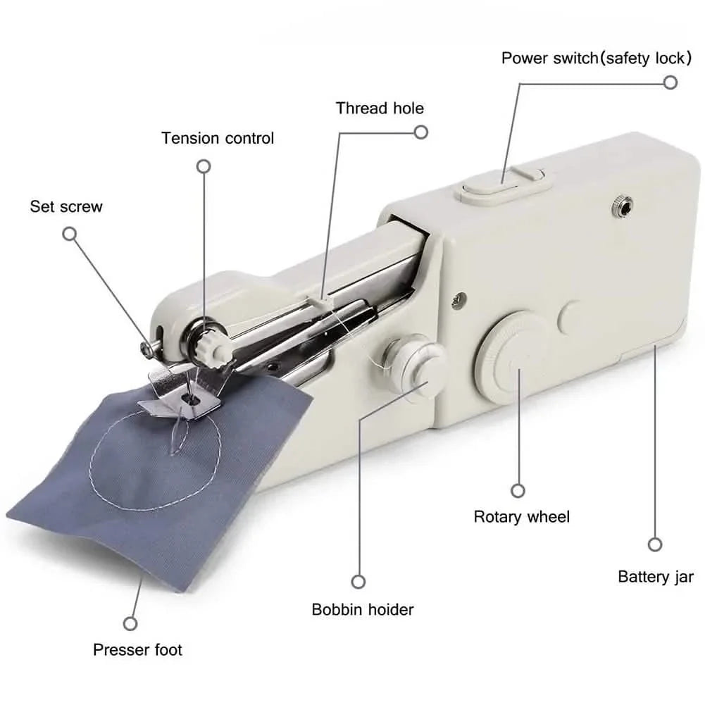 Portable Sewing Machine Quick Handheld Stitch Tool by DailySale
