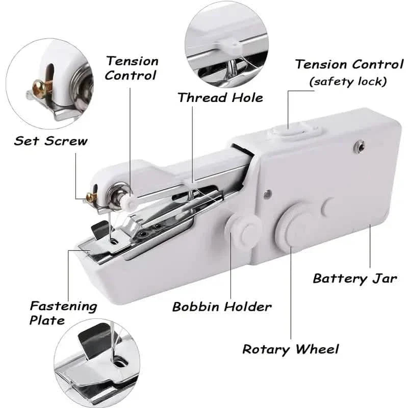 Portable Sewing Machine Quick Handheld Stitch Tool by DailySale