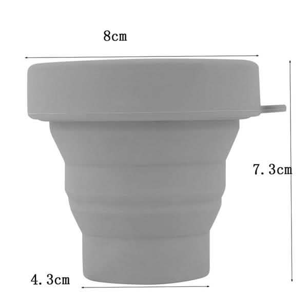 Portable Silicone Telescopic Drinking Collapsible Folding Cup by DailySale