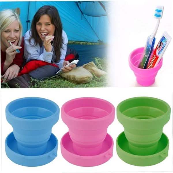 Portable Silicone Telescopic Drinking Collapsible Folding Cup by DailySale