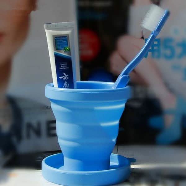 Portable Silicone Telescopic Drinking Collapsible Folding Cup by DailySale