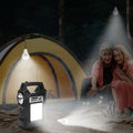 Portable Solar Power Station with Flashlight and 3 Lighting Bulbs by DailySale