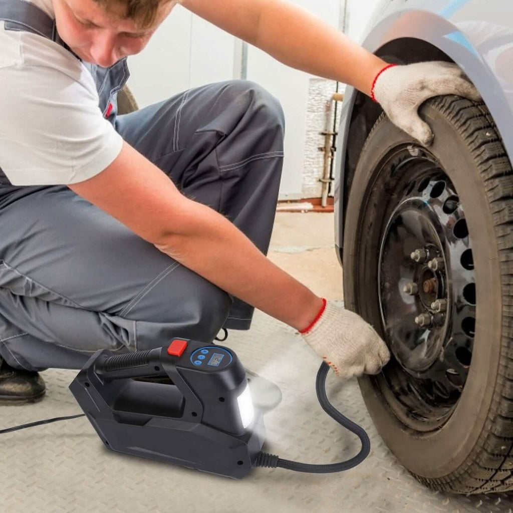 Portable Tire Inflator 120 PSI Maximum 90W Powered Tire Pump with Digital Display LED by DailySale