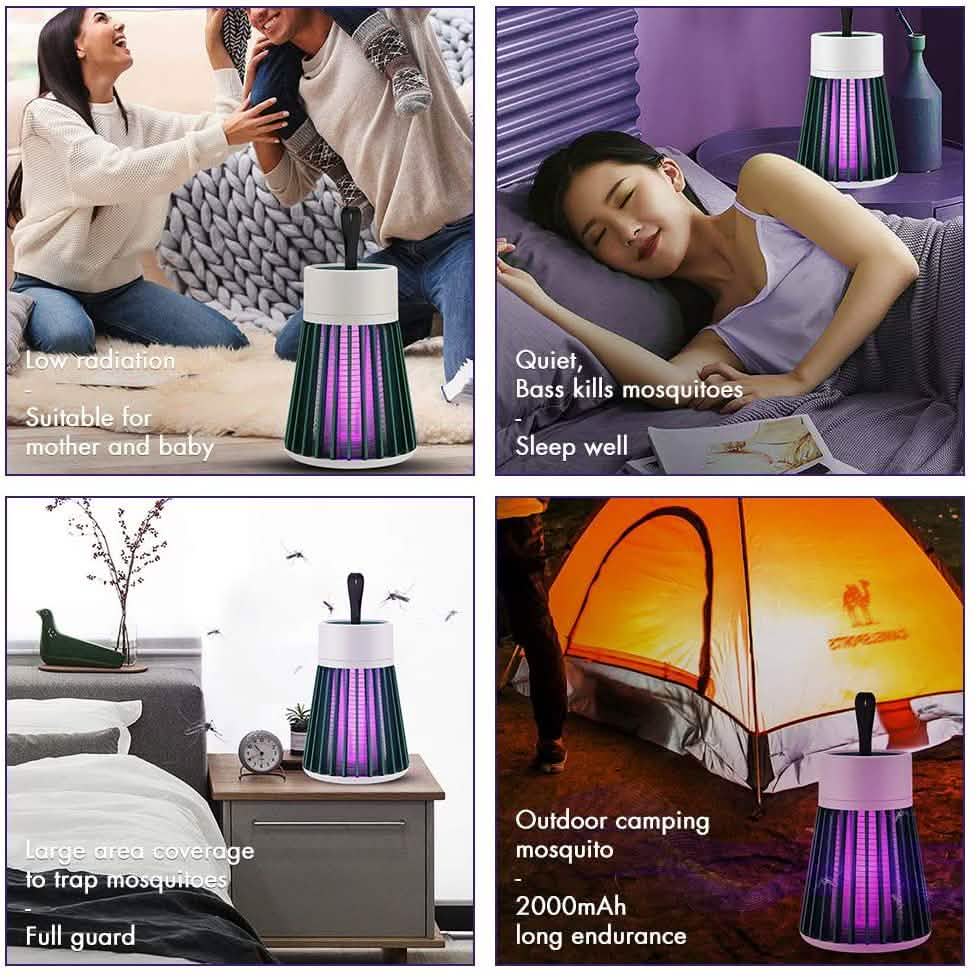 Portable USB Electric Mosquito Killing LED Lamp by DailySale