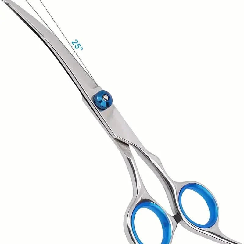 Premium Stainless Steel Grooming Scissors Set for Pet with Safety Round Tip by DailySale