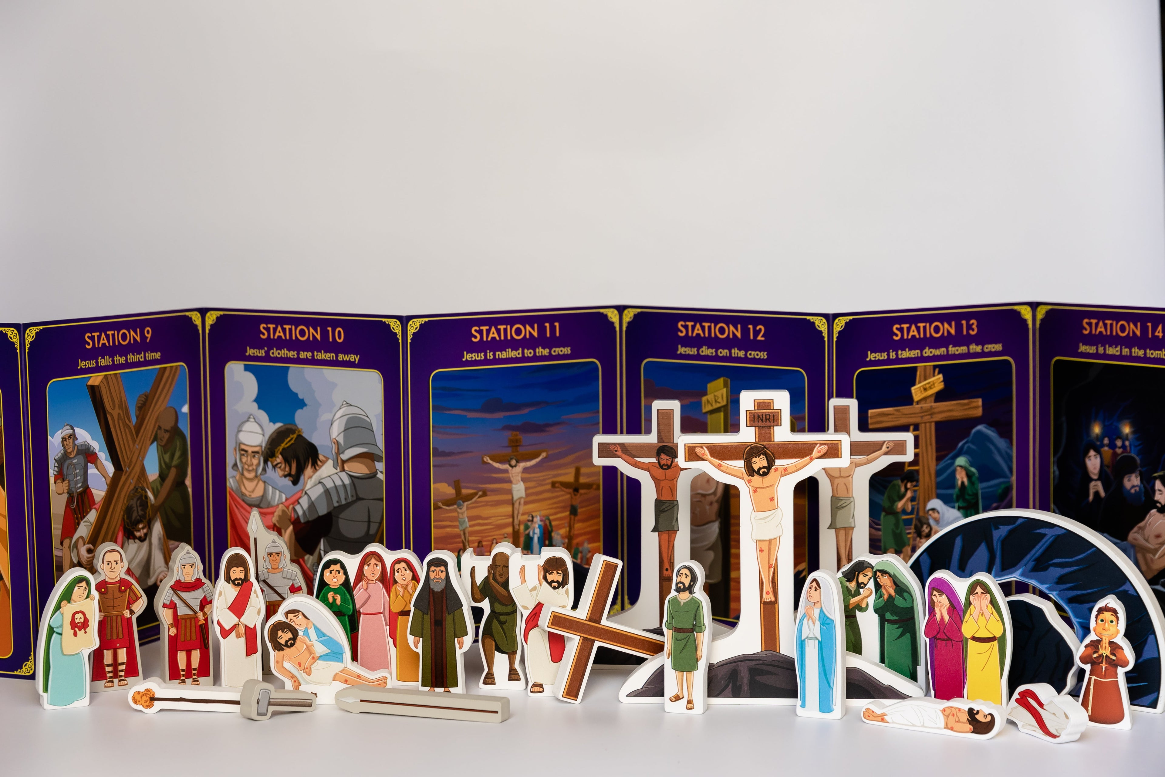 Stations of the Cross Pray & Play Set - By Saintly Heart & Brother Francis by Saintly Heart
