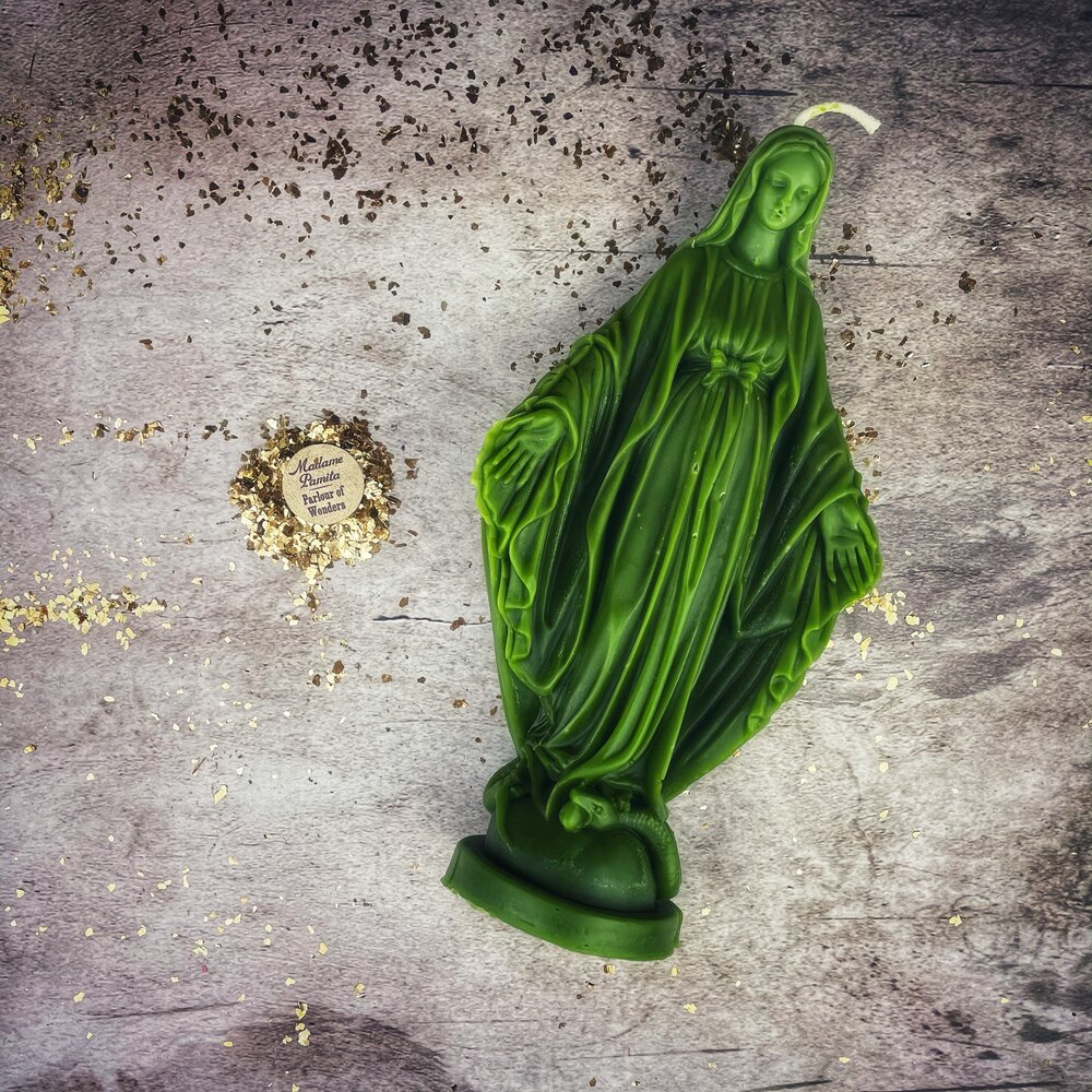 Queen of Heaven Candle Spell Kit - Divine Mother & Unconditional Love Magic by Parlour of Wonders