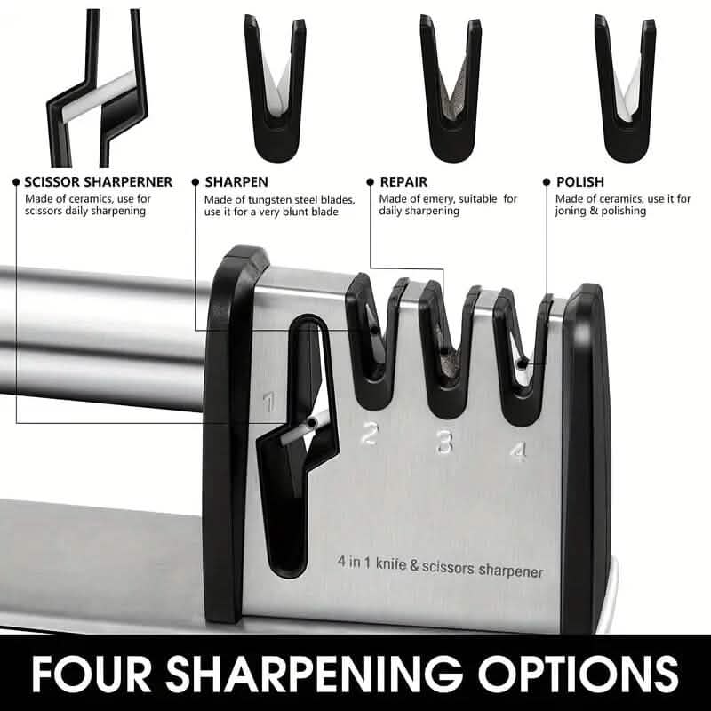 Professional 4-Stage Knife Sharpener Tool by DailySale