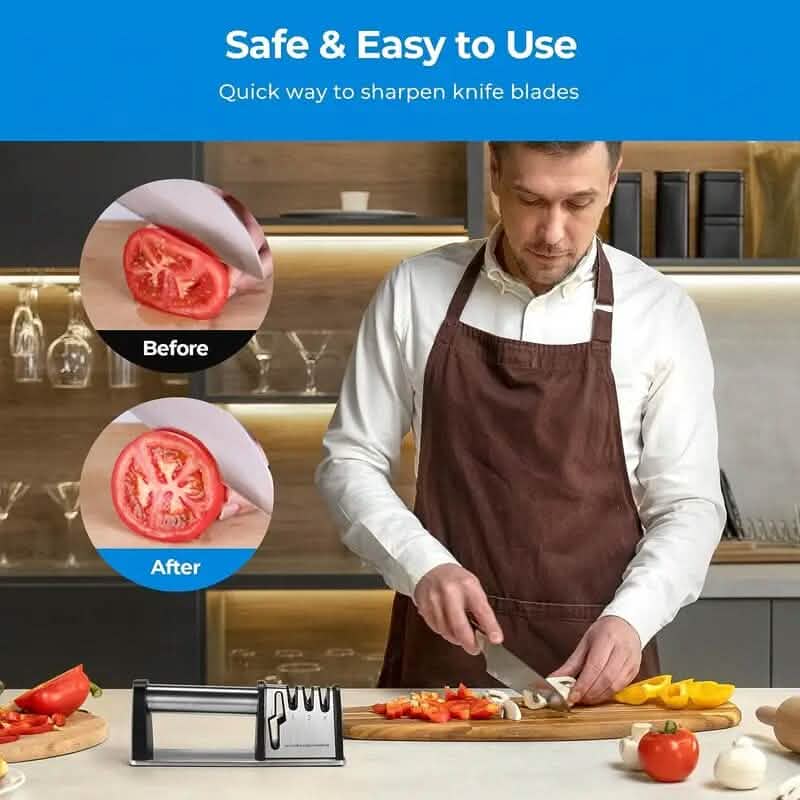 Professional 4-Stage Knife Sharpener Tool by DailySale