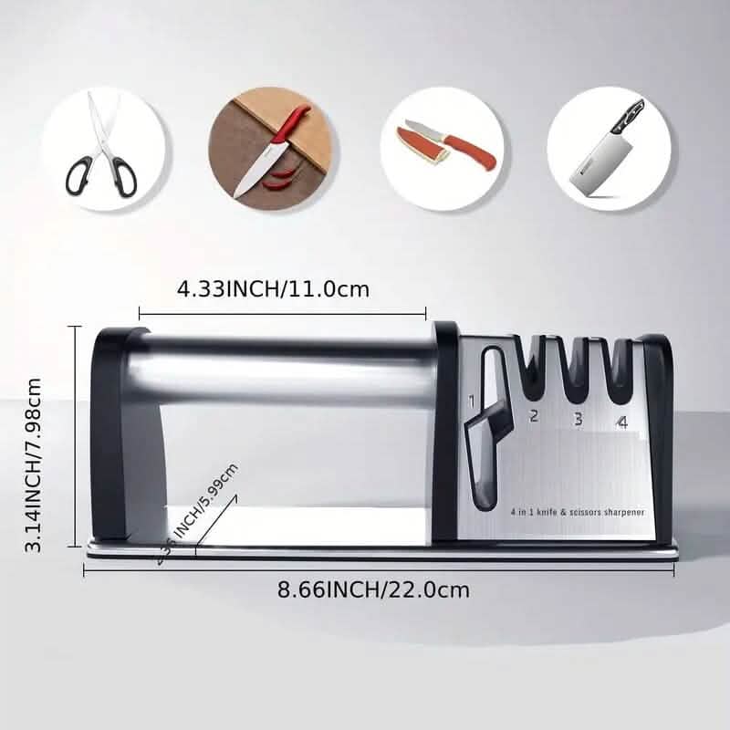 Professional 4-Stage Knife Sharpener Tool by DailySale