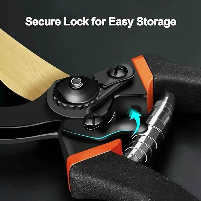 Professional Titanium Bypass Pruning Shears by DailySale