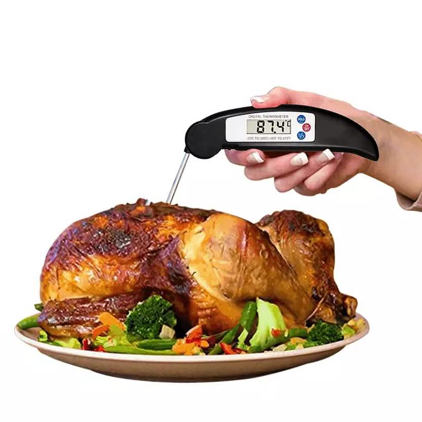 ProThermo Instant-Read Stainless Steel Digital Meat and Poultry Thermometer by DailySale