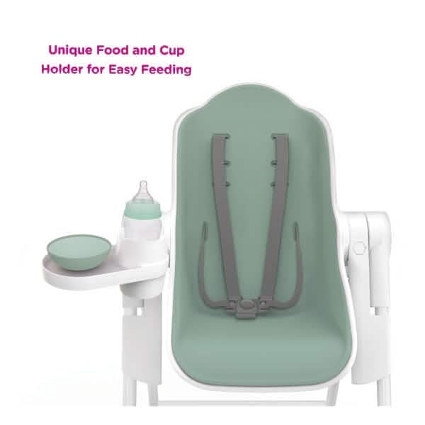 Oribel Cocoon High Chair. 3 Recline Option + Height Adjustable, Removable Tray (Refurbished) by DailySale