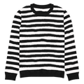 Pugsley Print Knit Crewneck Sweater by Goth Cloth Co.