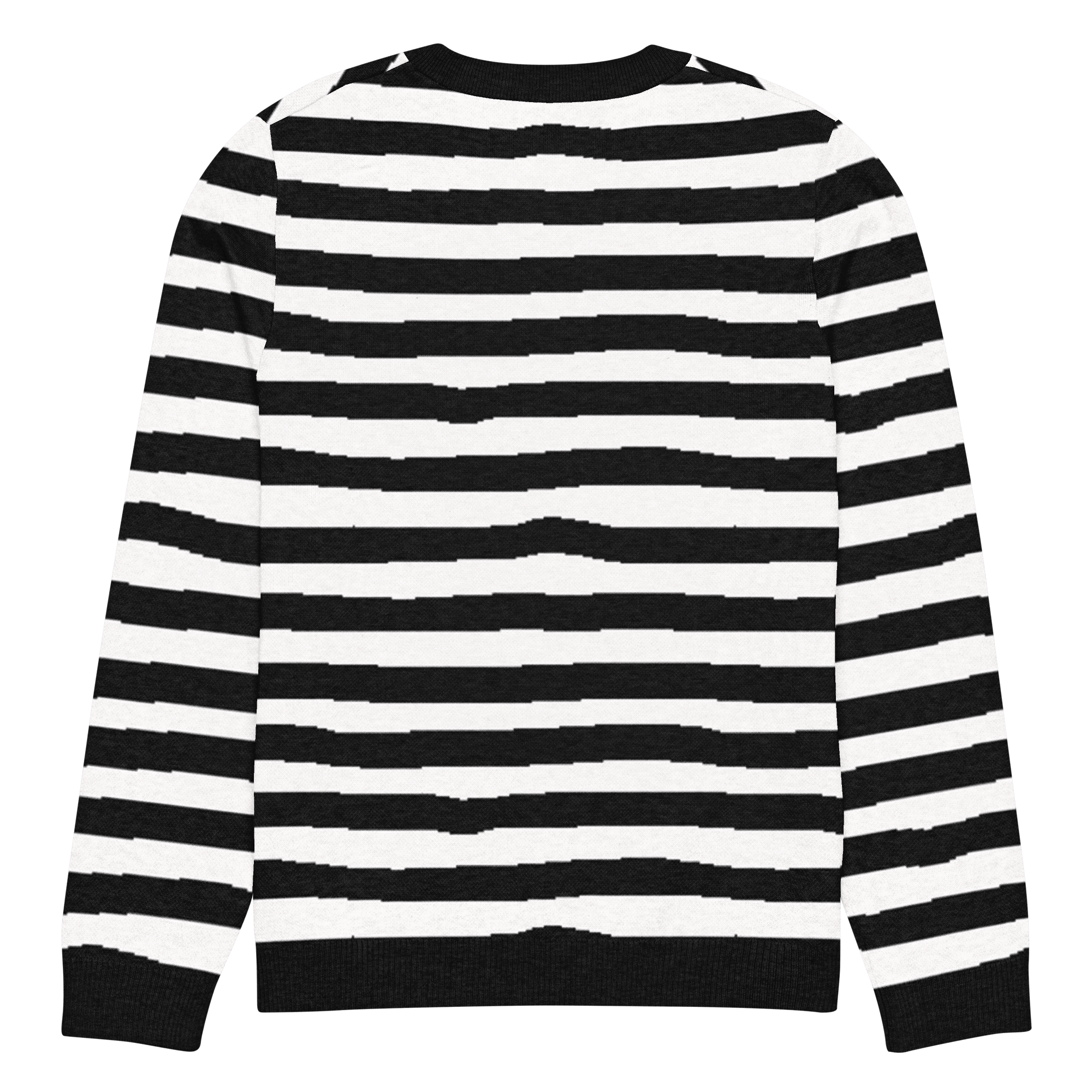 Pugsley Print Knit Crewneck Sweater by Goth Cloth Co.