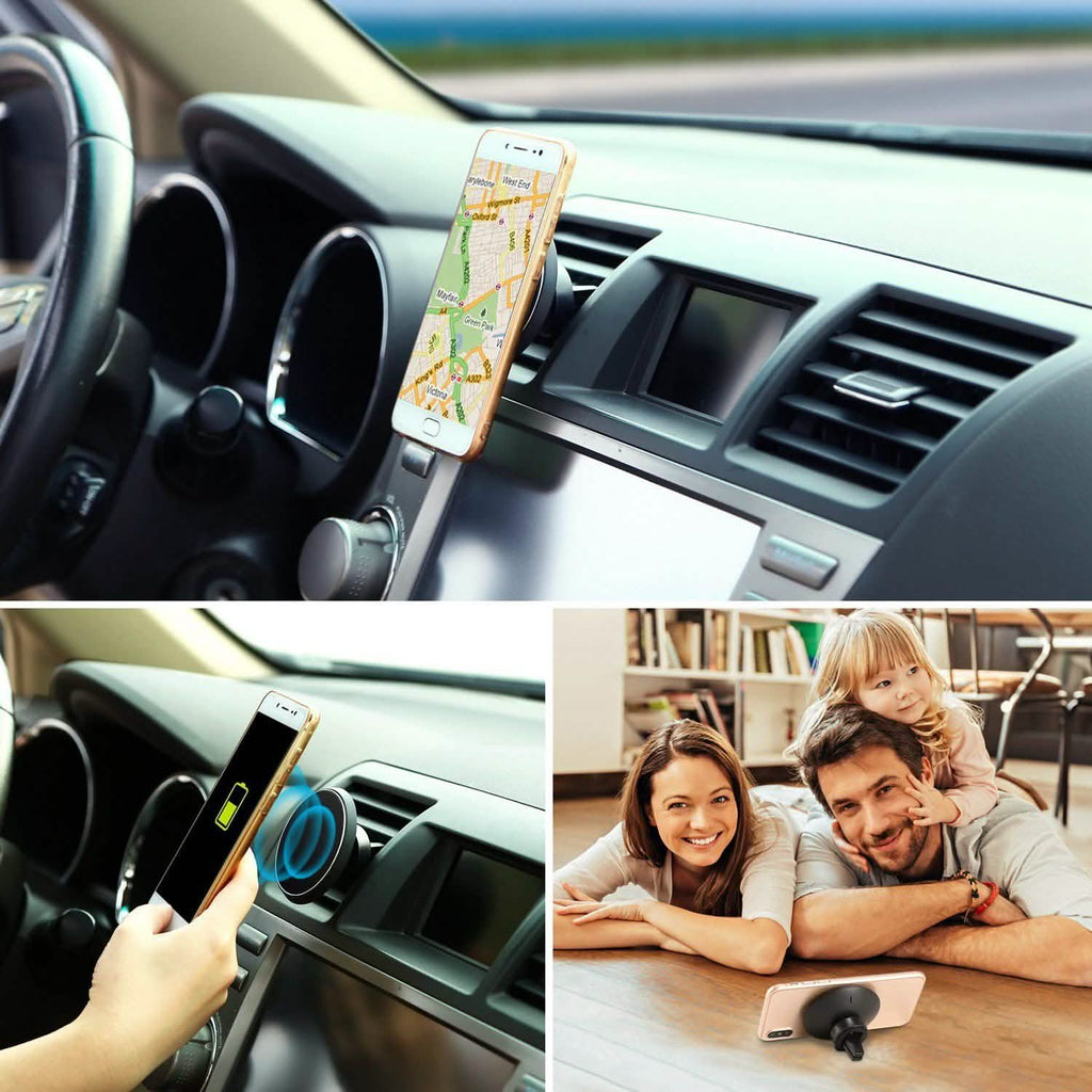 Qi Wireless Magnetic Car Charger by DailySale