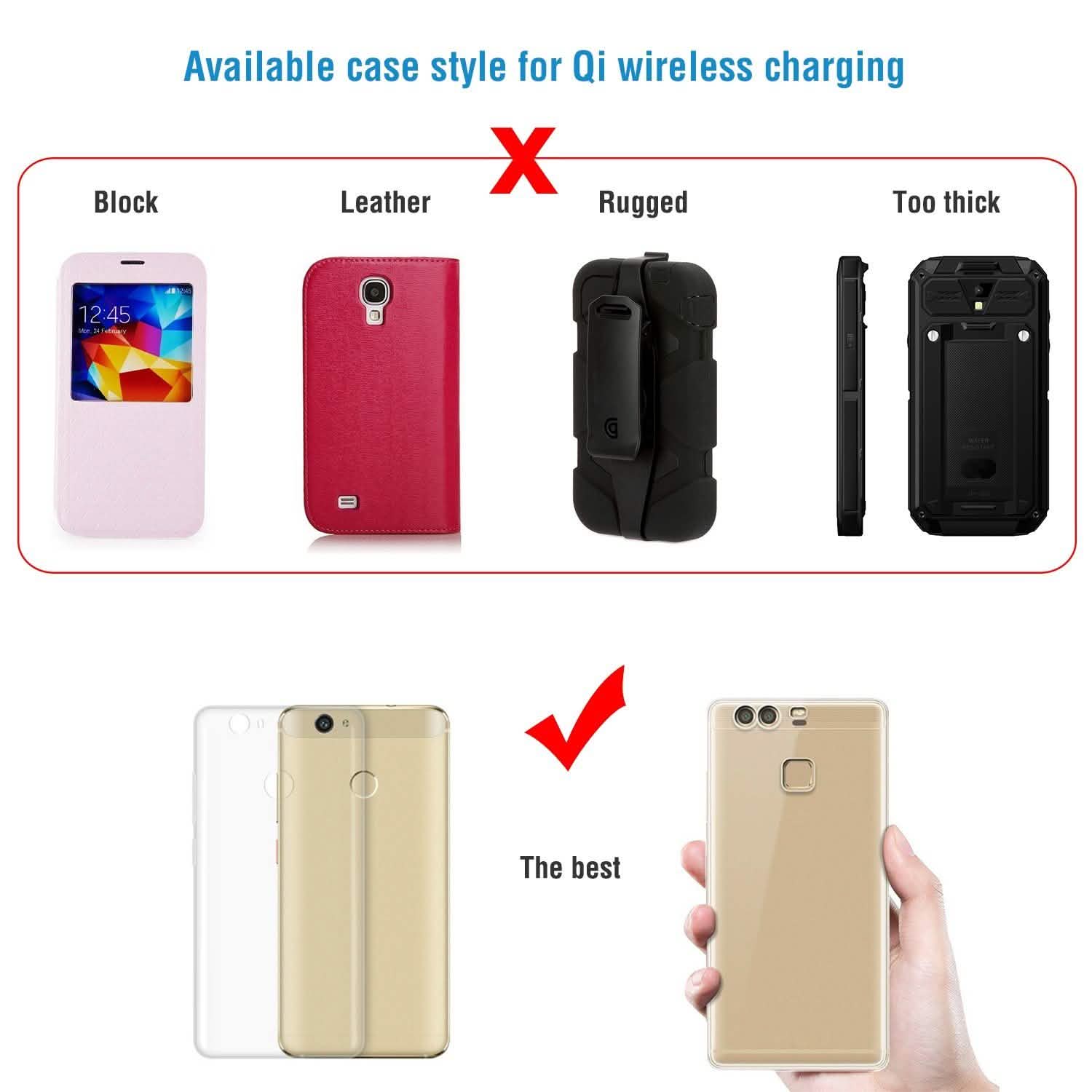 Qi Wireless Magnetic Car Charger by DailySale