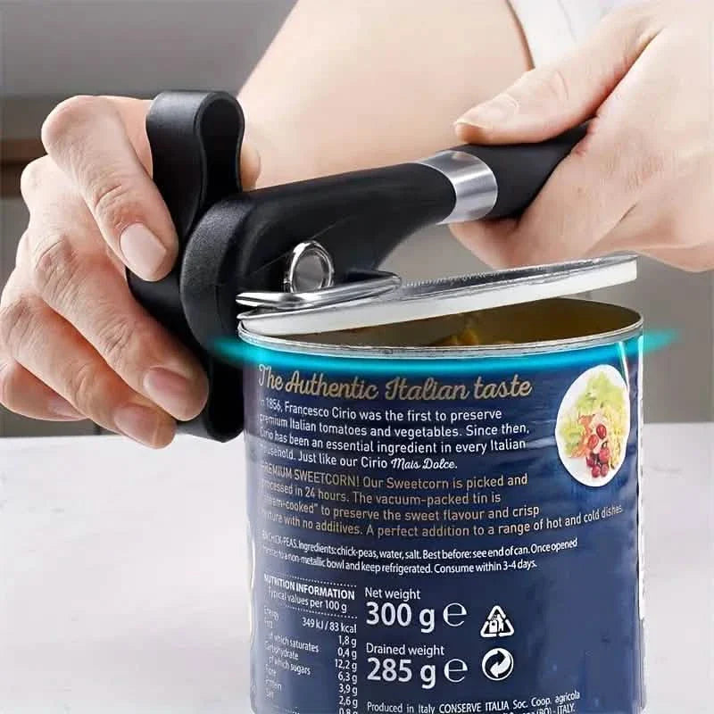 Quick And Easy Stainless Steel Can Opener - Multifunctional Kitchen Gadget by DailySale