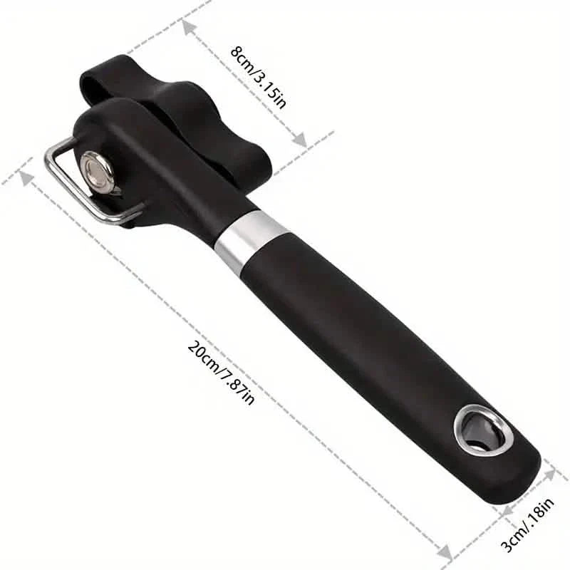 Quick And Easy Stainless Steel Can Opener - Multifunctional Kitchen Gadget by DailySale