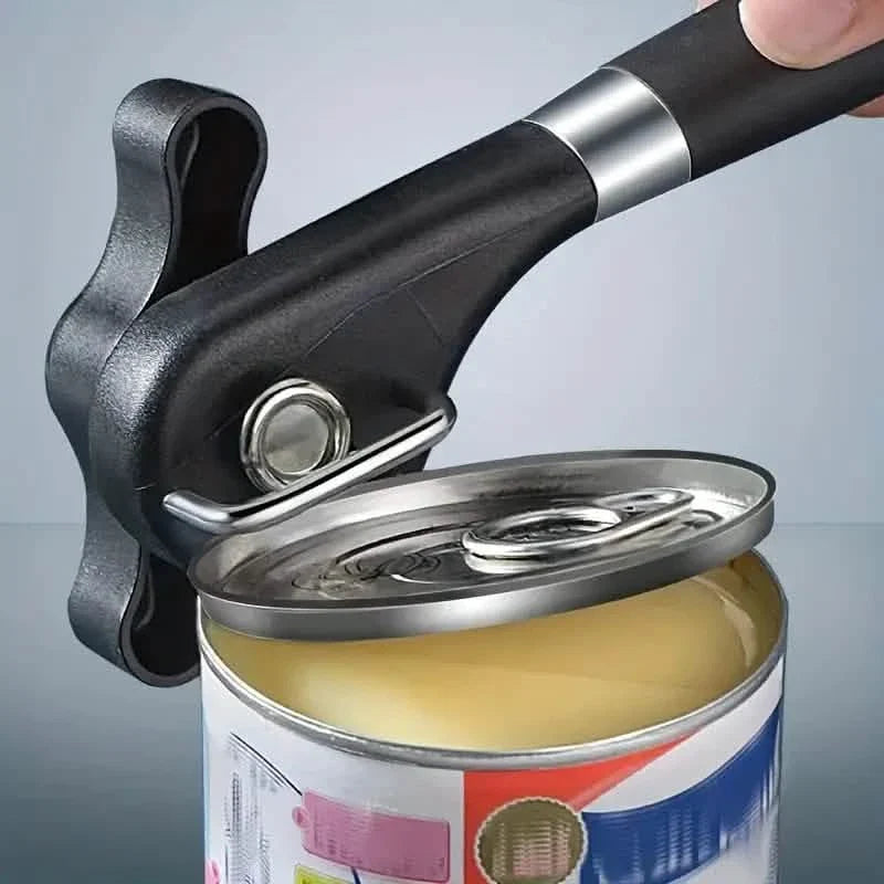 Quick And Easy Stainless Steel Can Opener - Multifunctional Kitchen Gadget by DailySale