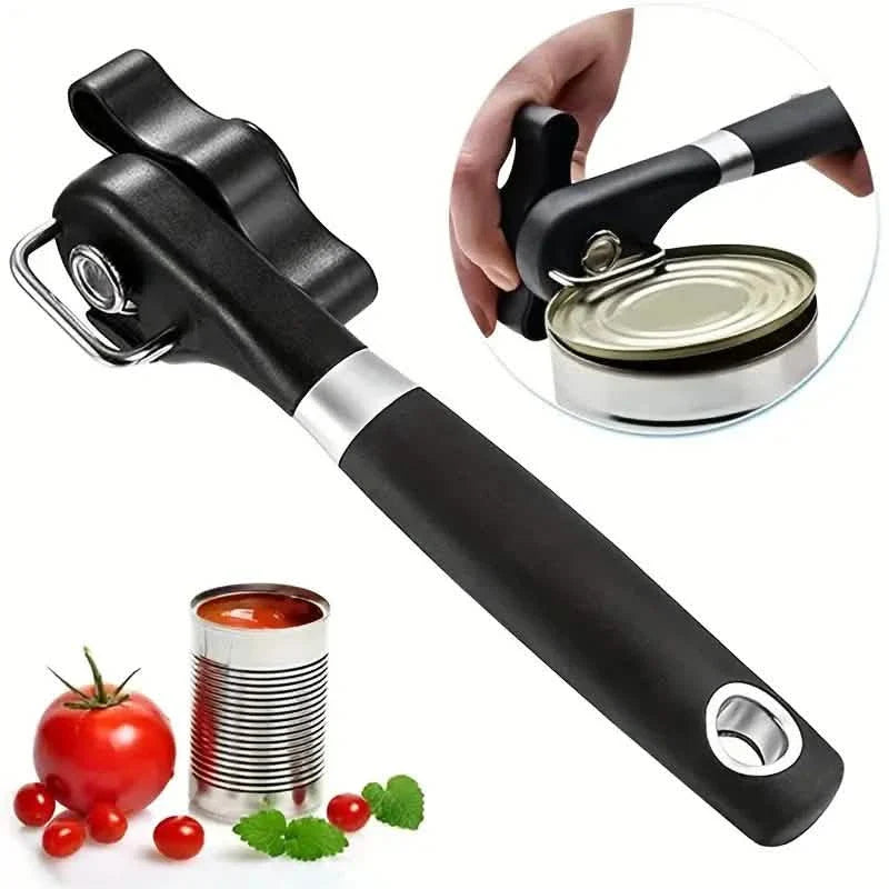 Quick And Easy Stainless Steel Can Opener - Multifunctional Kitchen Gadget by DailySale
