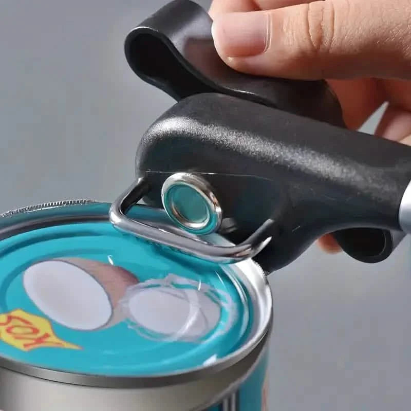Quick And Easy Stainless Steel Can Opener - Multifunctional Kitchen Gadget by DailySale