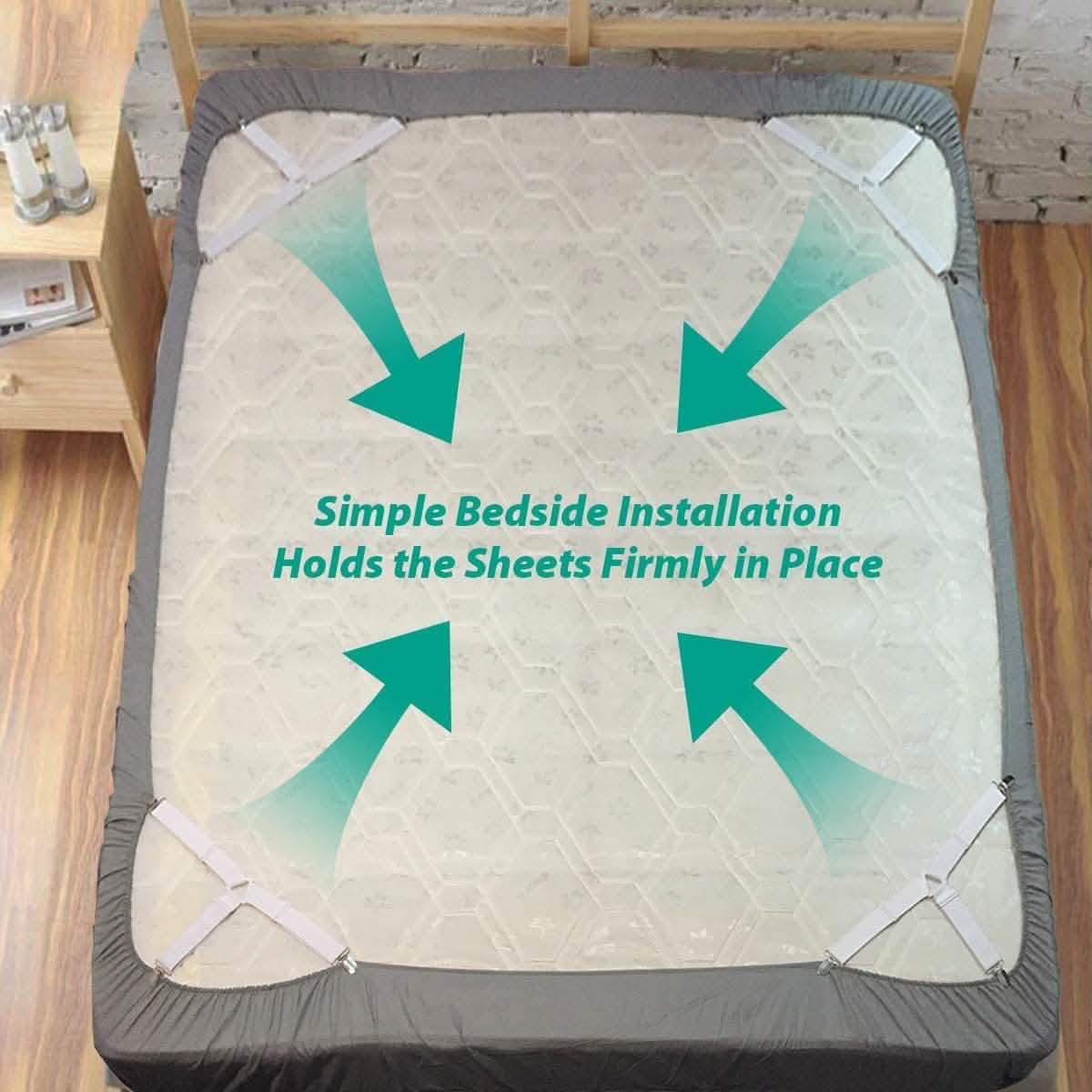 Raytour Non-Slip Bed Sheet Clip by DailySale