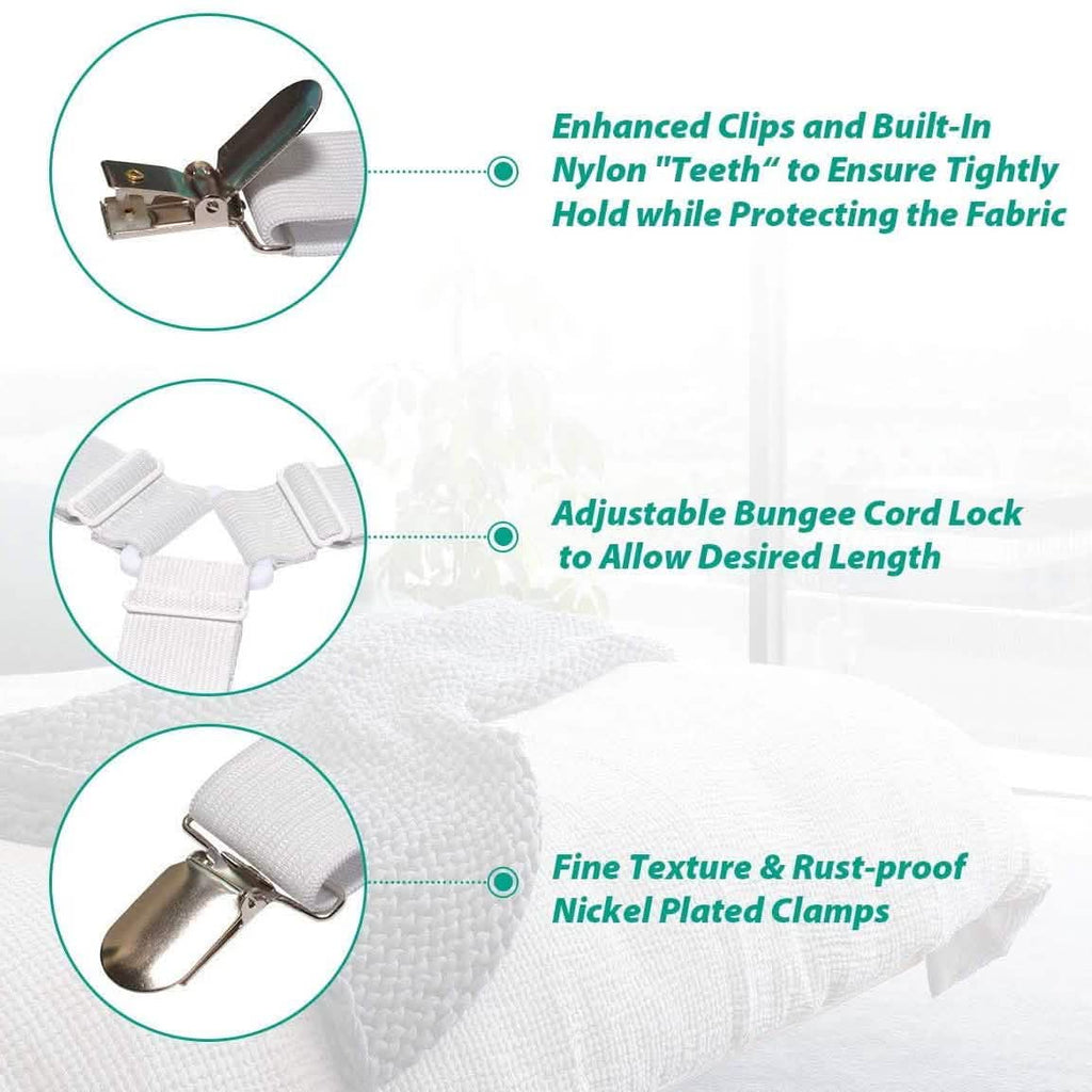 Raytour Non-Slip Bed Sheet Clip by DailySale