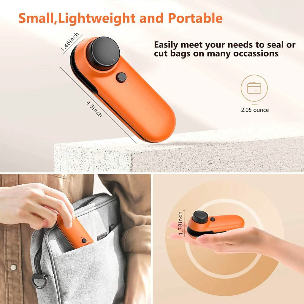 Rechargeable 2-in-1 Bag Mini Heat Sealer by DailySale