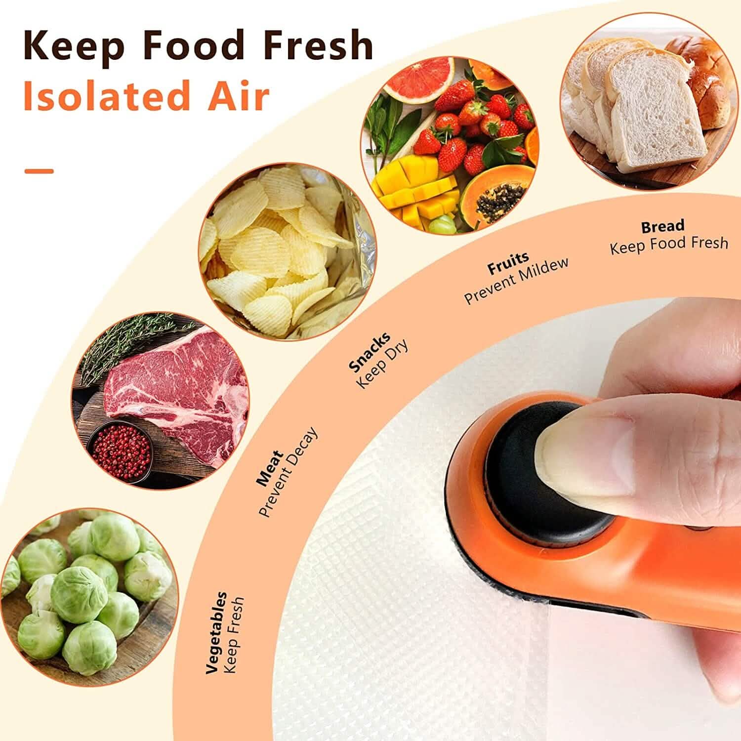 Rechargeable 2-in-1 Bag Mini Heat Sealer by DailySale